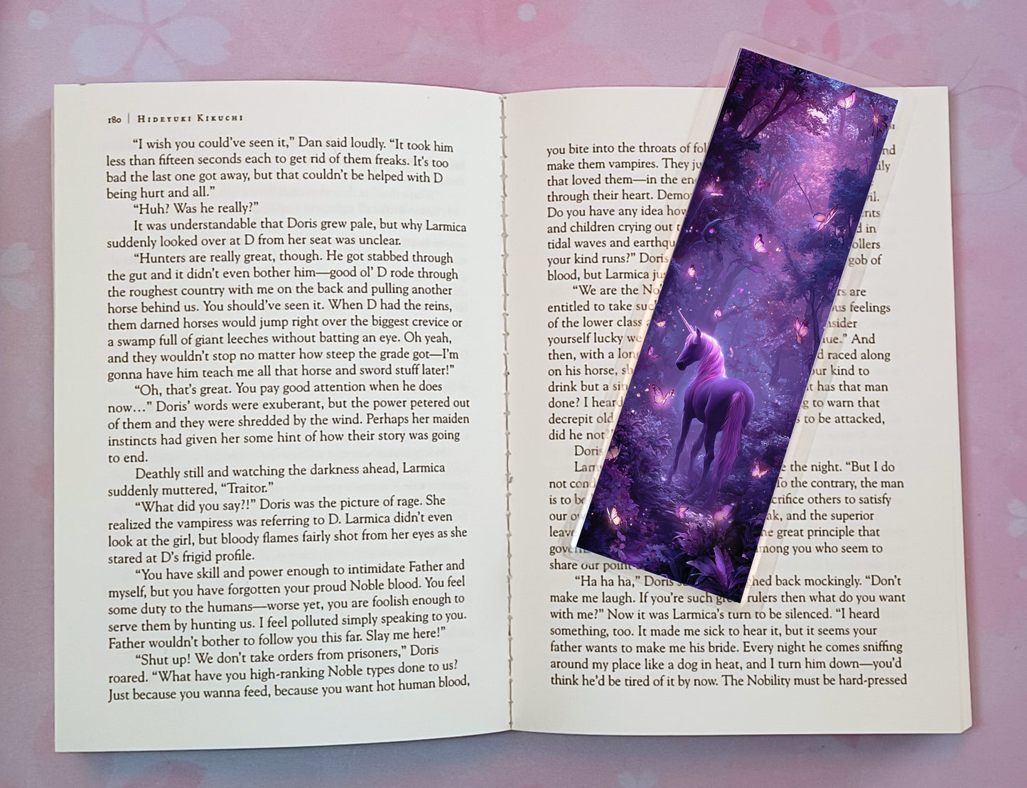 Unicorn Forest Bookmark Novel Book