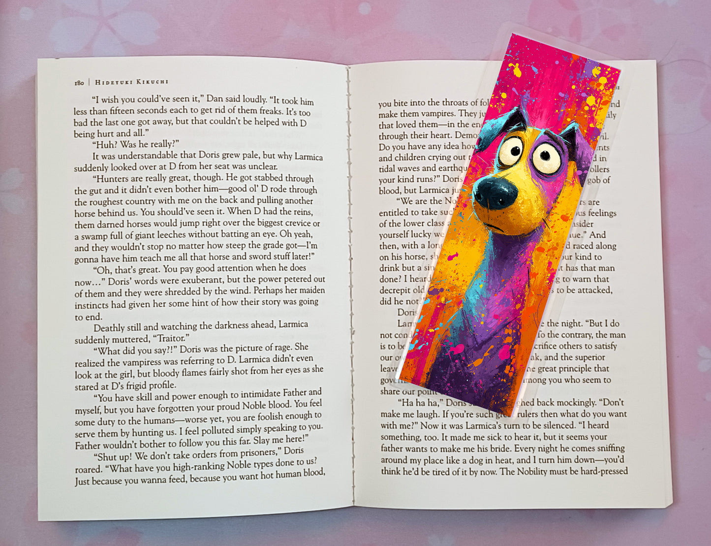 Dogs Bookmark Novel Book