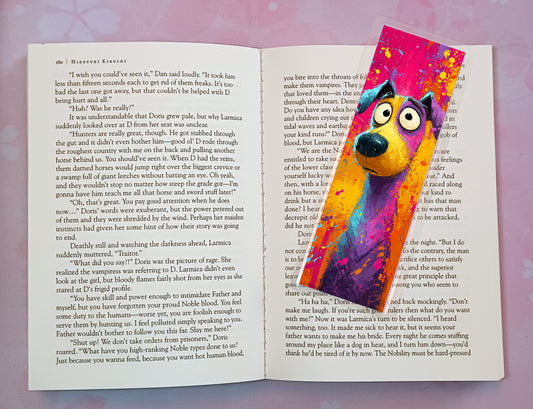 Dogs Bookmark Novel Book