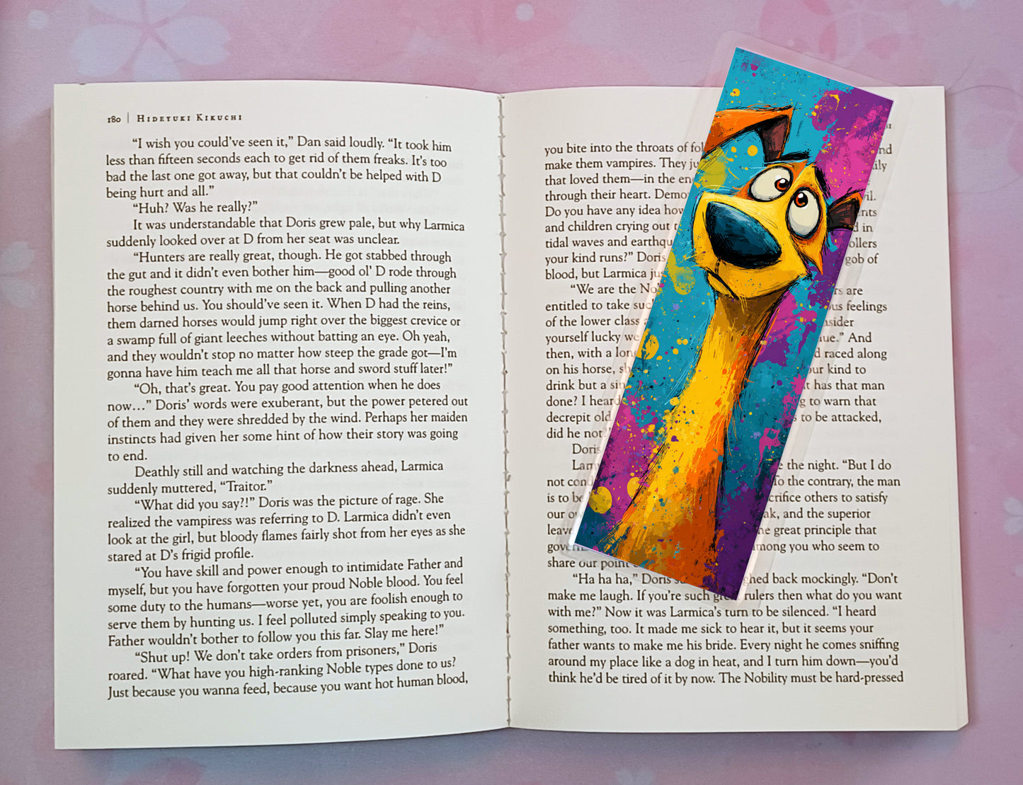 Dogs Bookmark Novel Book