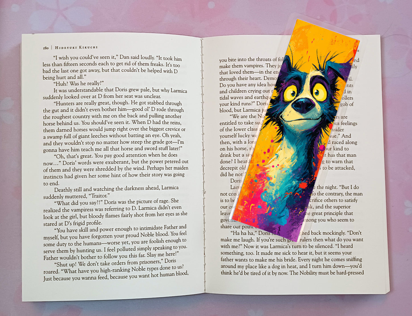 Dogs Bookmark Novel Book