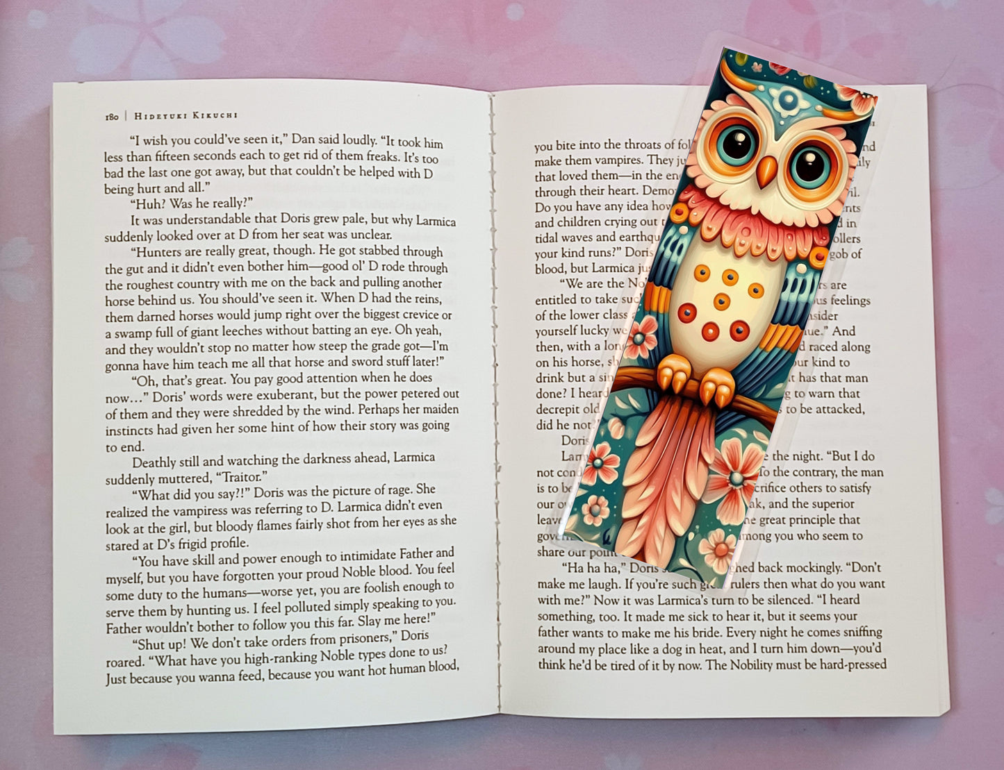 Owls Bookmark Novel Book