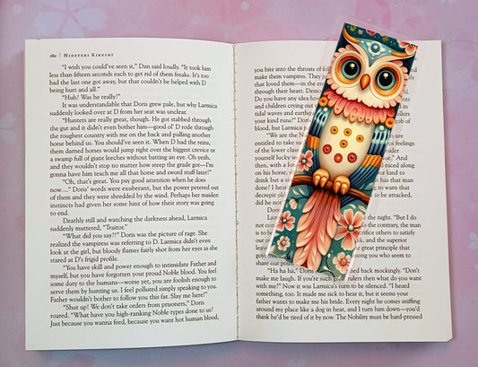 Owls Bookmark Novel Book 4 DESIGNS