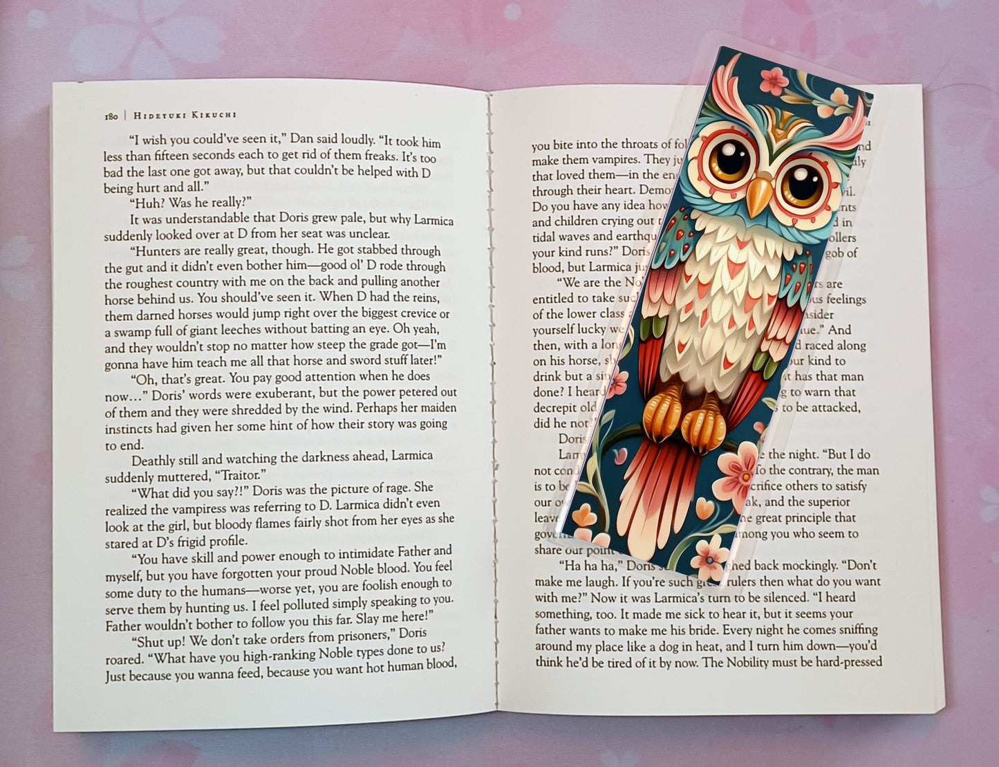 Owls Bookmark Novel Book