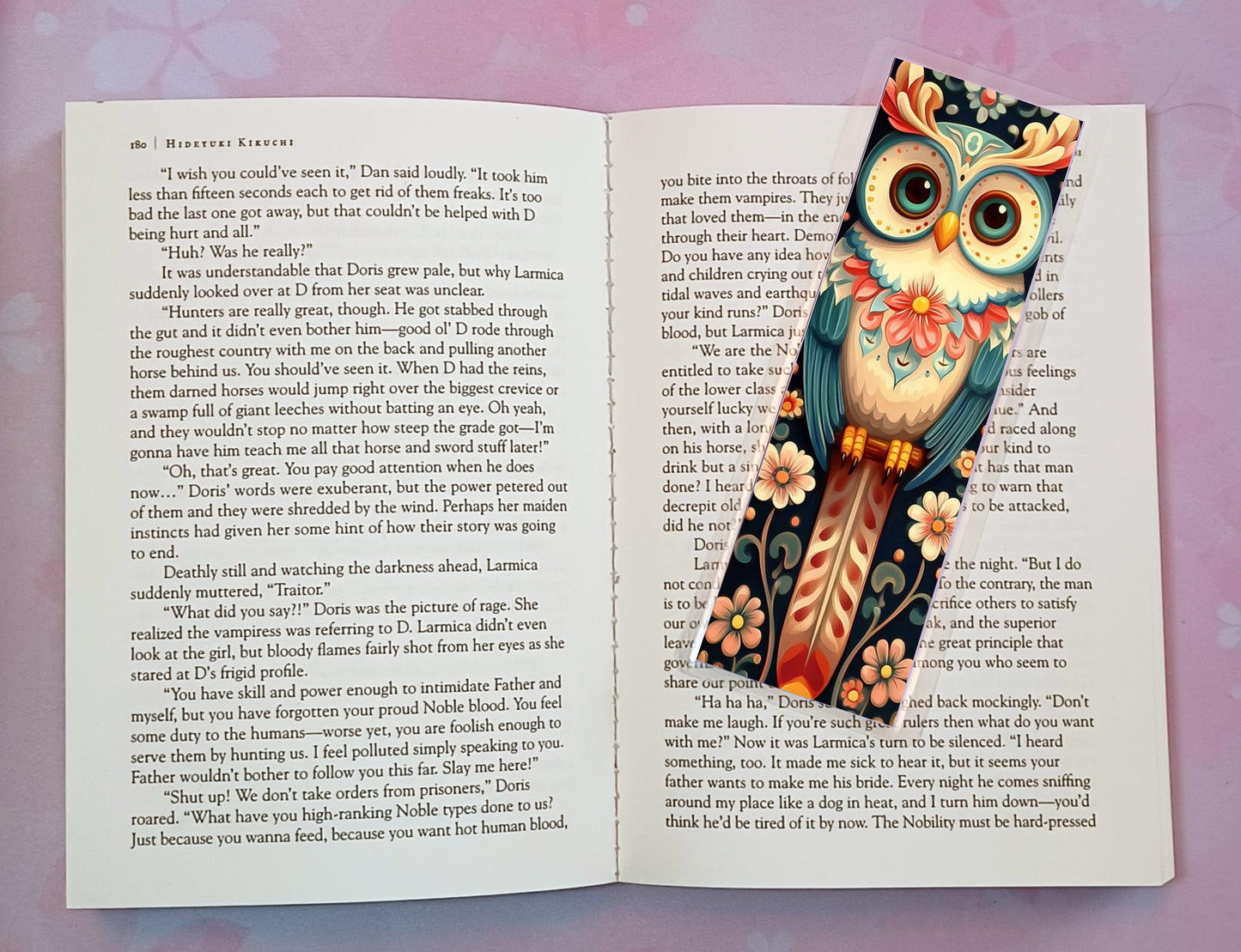 Owls Bookmark Novel Book