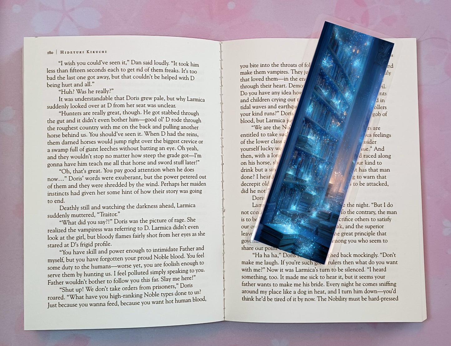Magical Library Bookmark Novel Book