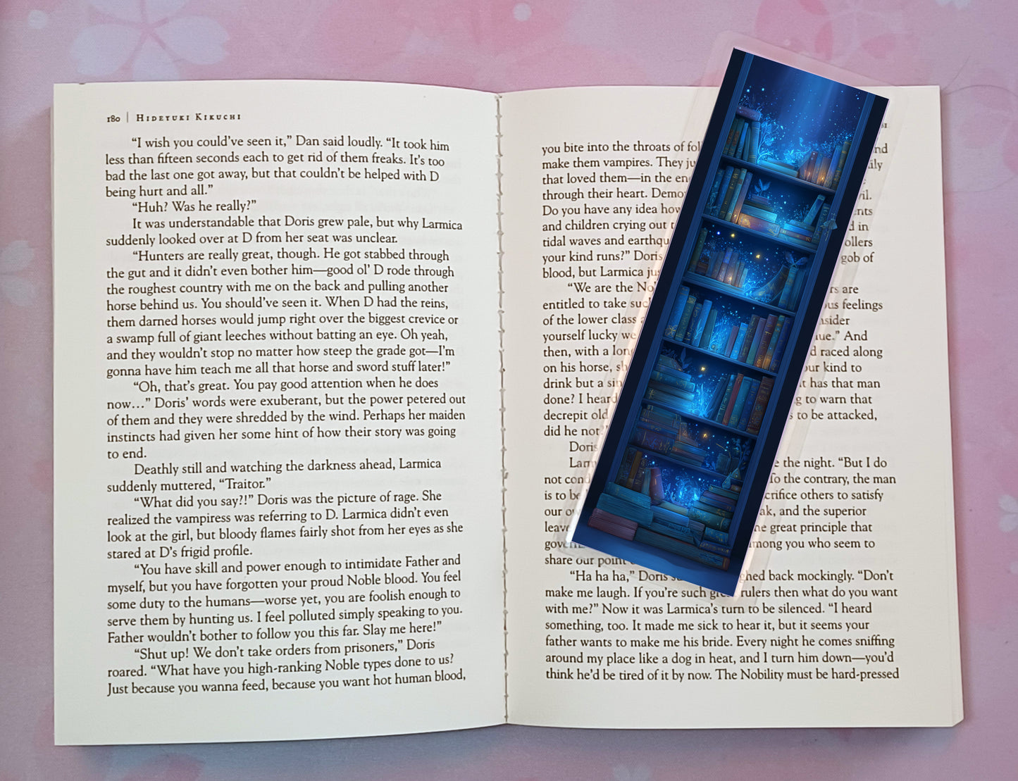 Magical Library Bookmark Novel Book