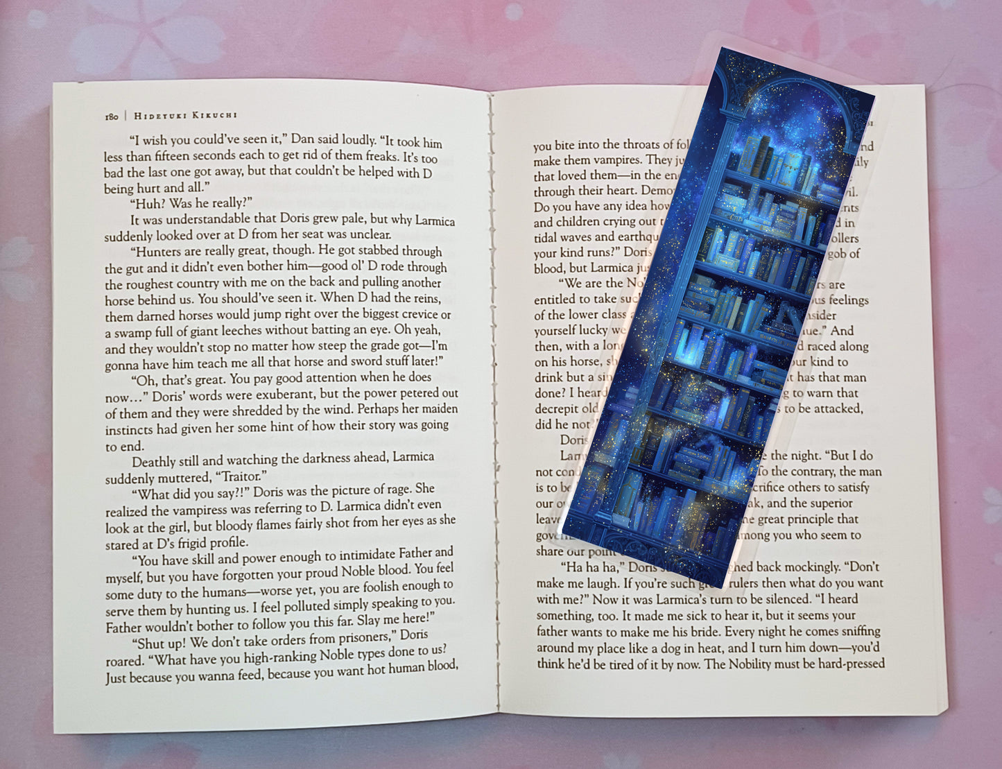 Magical Library Bookmark Novel Book