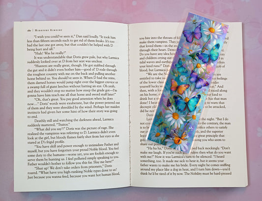 Floral Flowers Butterfly Butterflies Bookmark Novel Book 4 DESIGNS