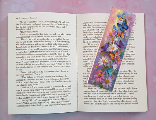 Floral Flowers Butterfly Butterflies Bookmark Novel Book 4 DESIGNS