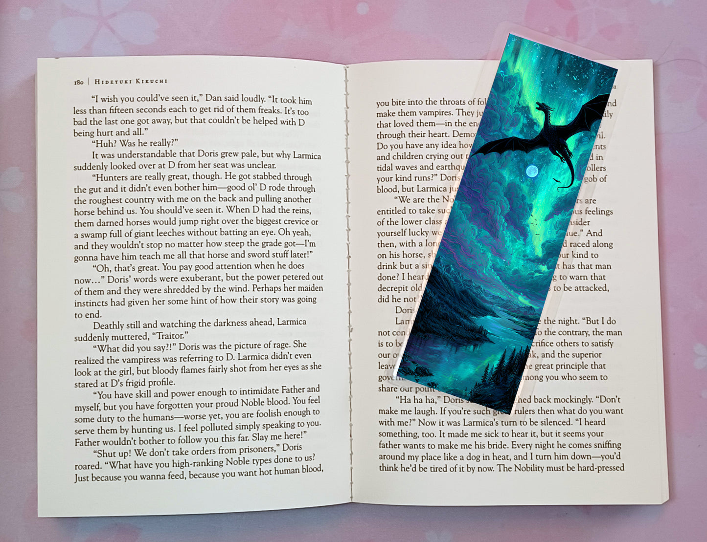 Flying Aurora Dragon Dragons Bookmark Novel Book 4 DESIGNS