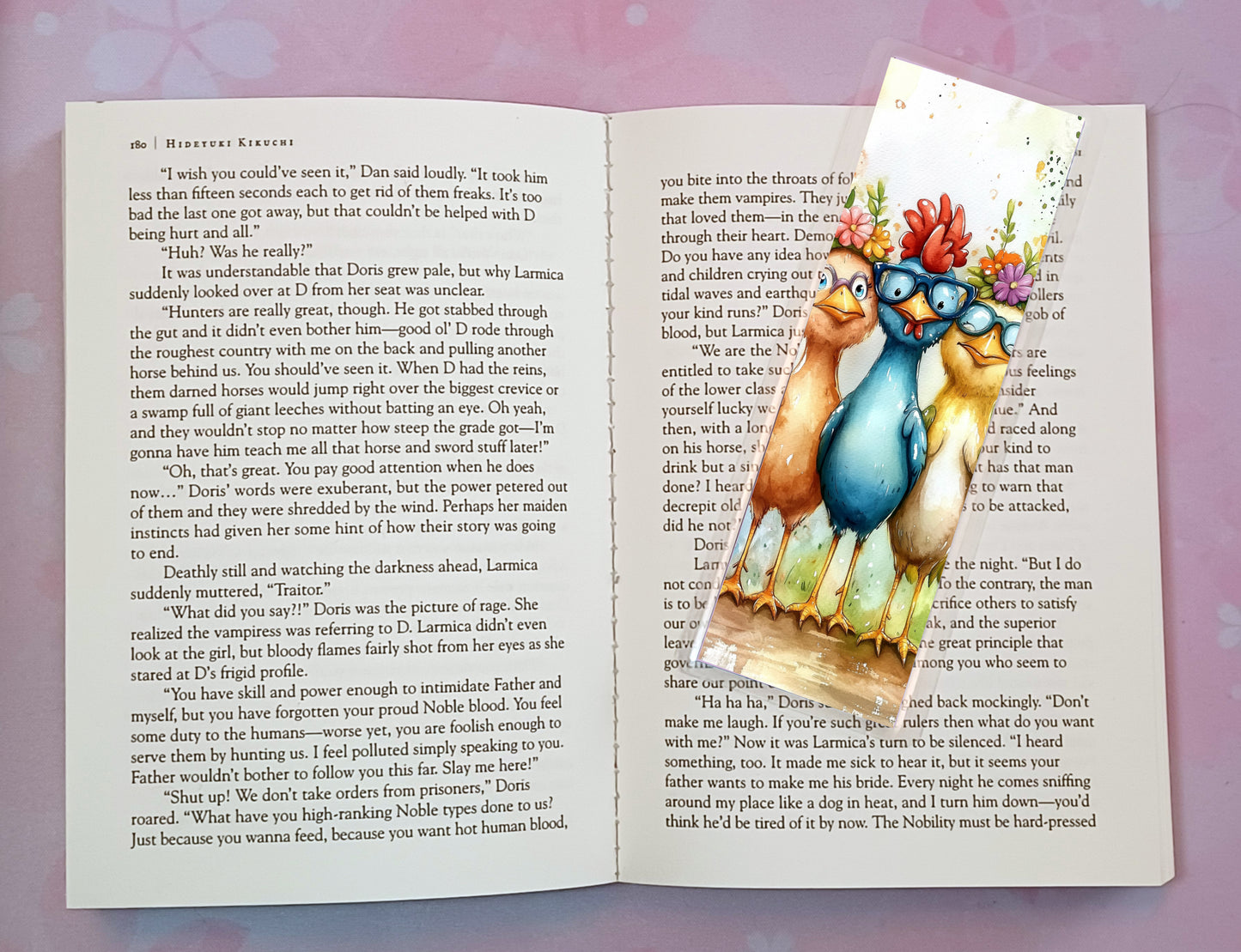 Funny Chickens Bookmark Novel Book 4 DESIGNS