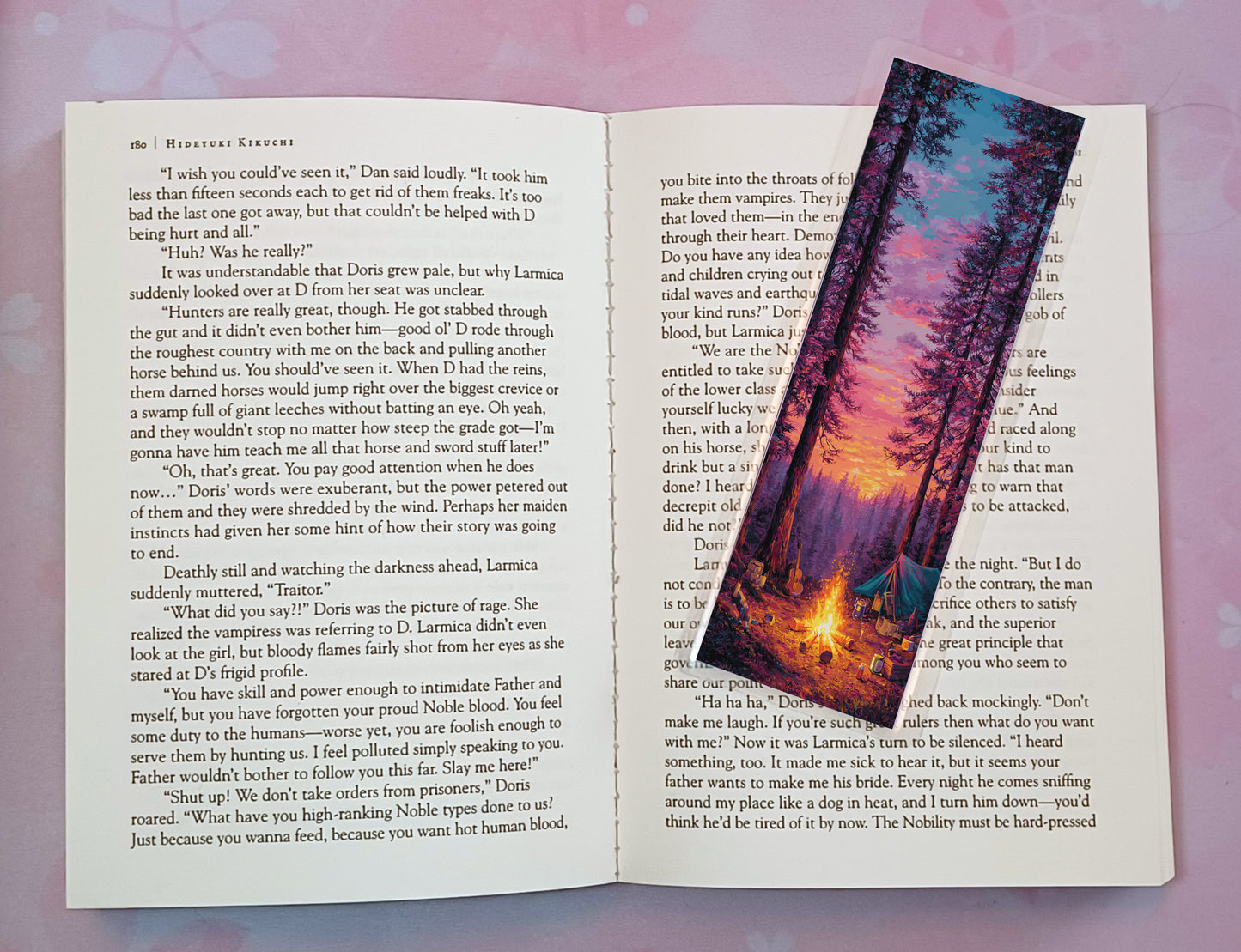 Camping Woods Bookmark Novel Book 4 DESIGNS