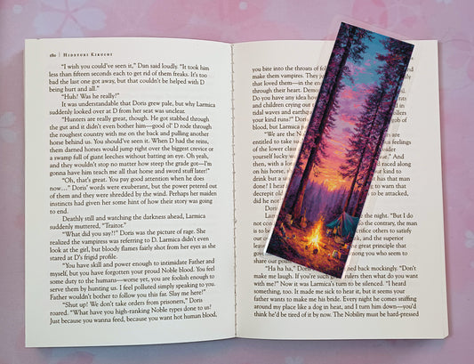 Camping Woods Bookmark Novel Book 4 DESIGNS