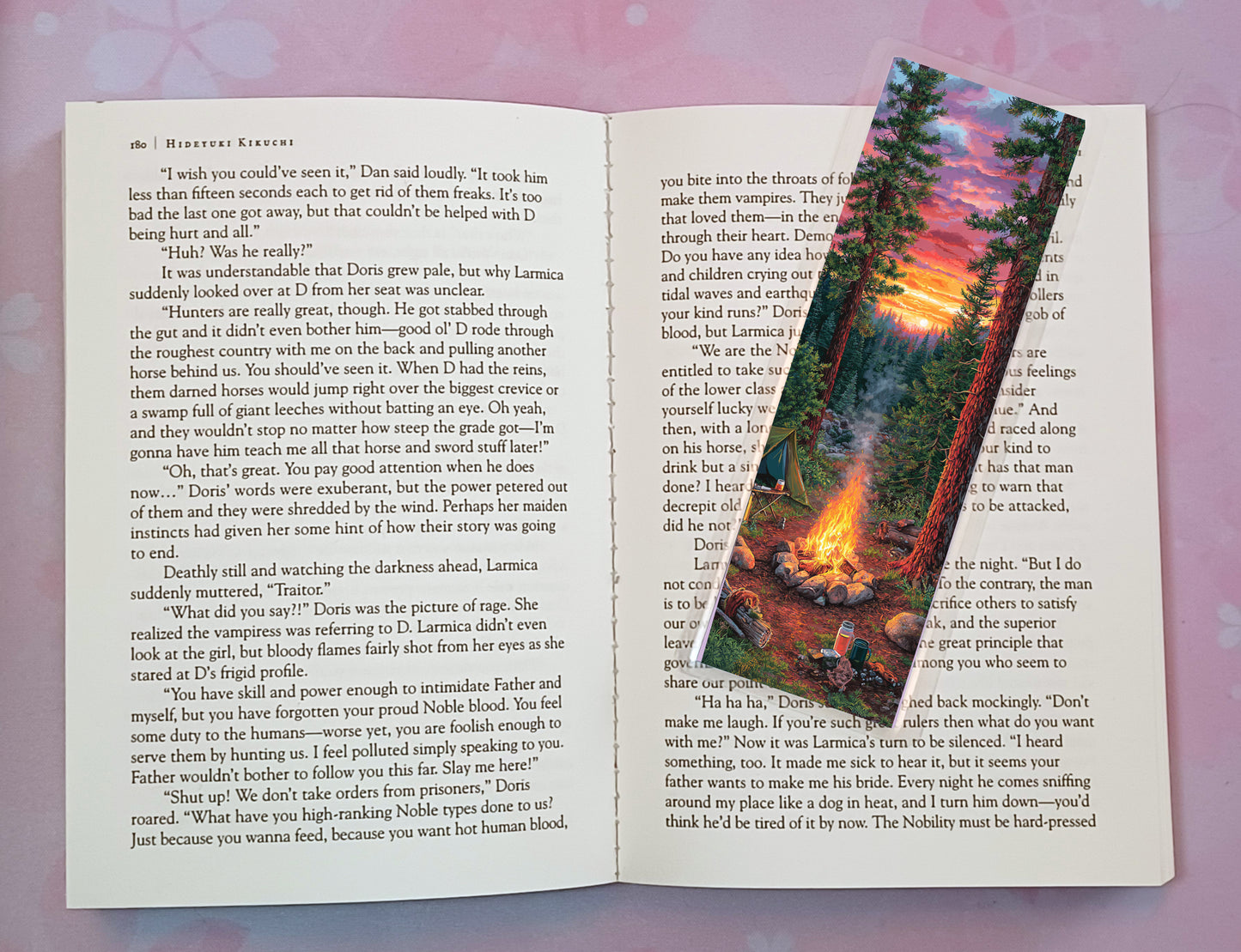 Camping Woods Bookmark Novel Book 4 DESIGNS