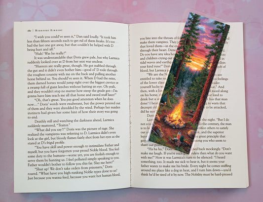 Camping Woods Bookmark Novel Book 4 DESIGNS