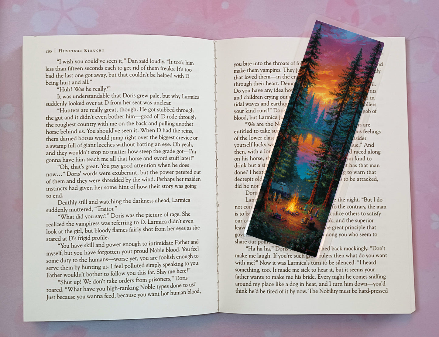 Camping Woods Bookmark Novel Book 4 DESIGNS