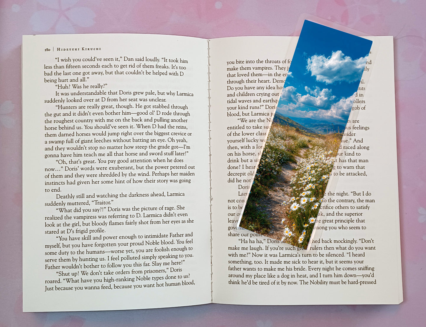 Meadow Path Daisies Daisy Bookmark Novel Book 4 DESIGNS