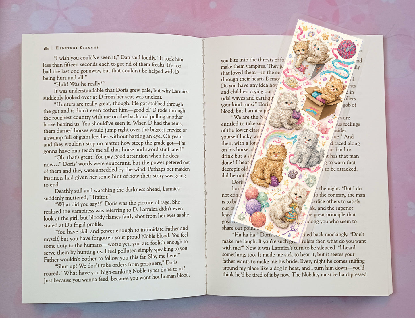 Kittens Cat Cats Bookmark Novel Book 4 DESIGNS