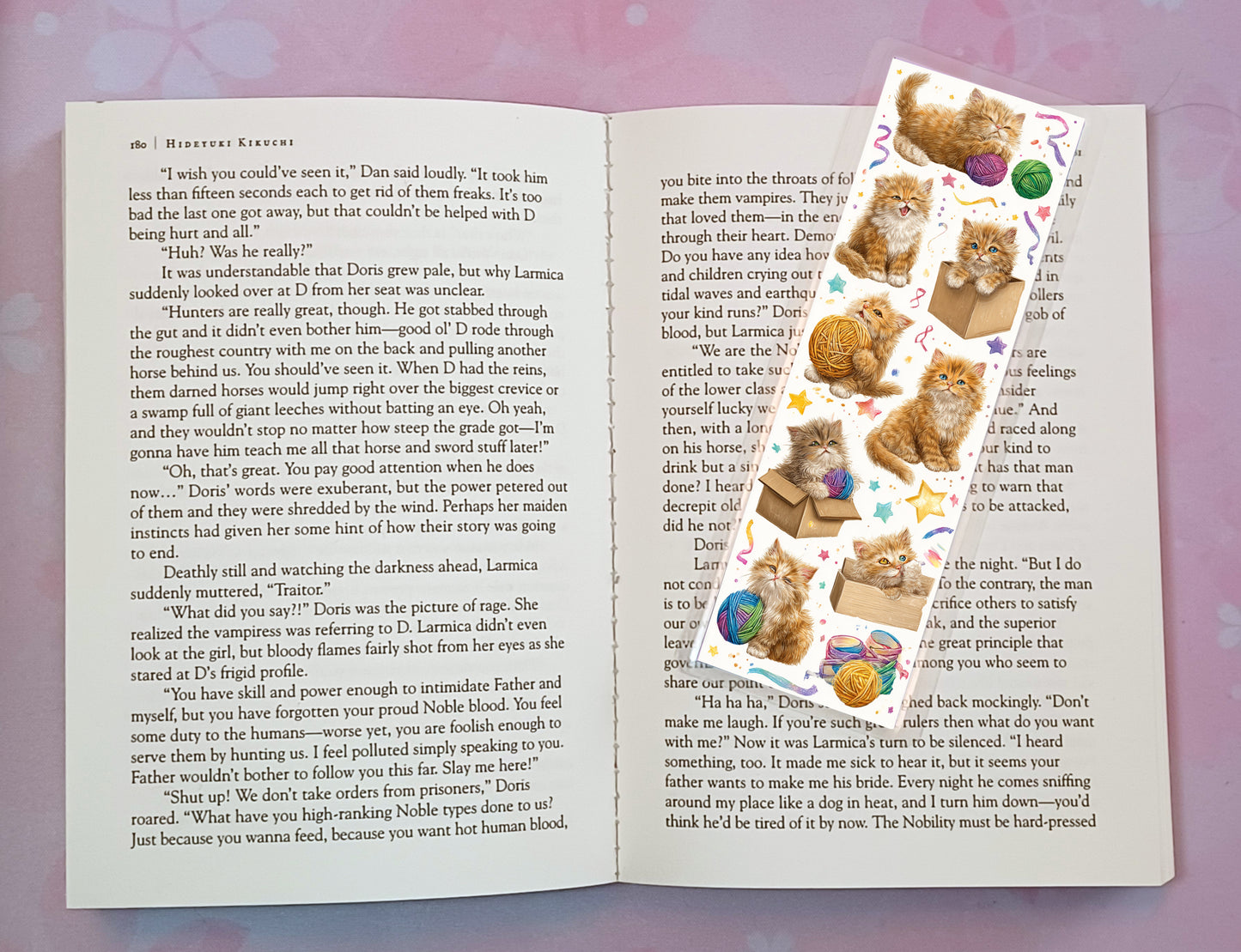 Kittens Cat Cats Bookmark Novel Book 4 DESIGNS