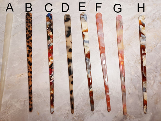 Vintage Style Hair Stick - 7" Retro Bun Holder