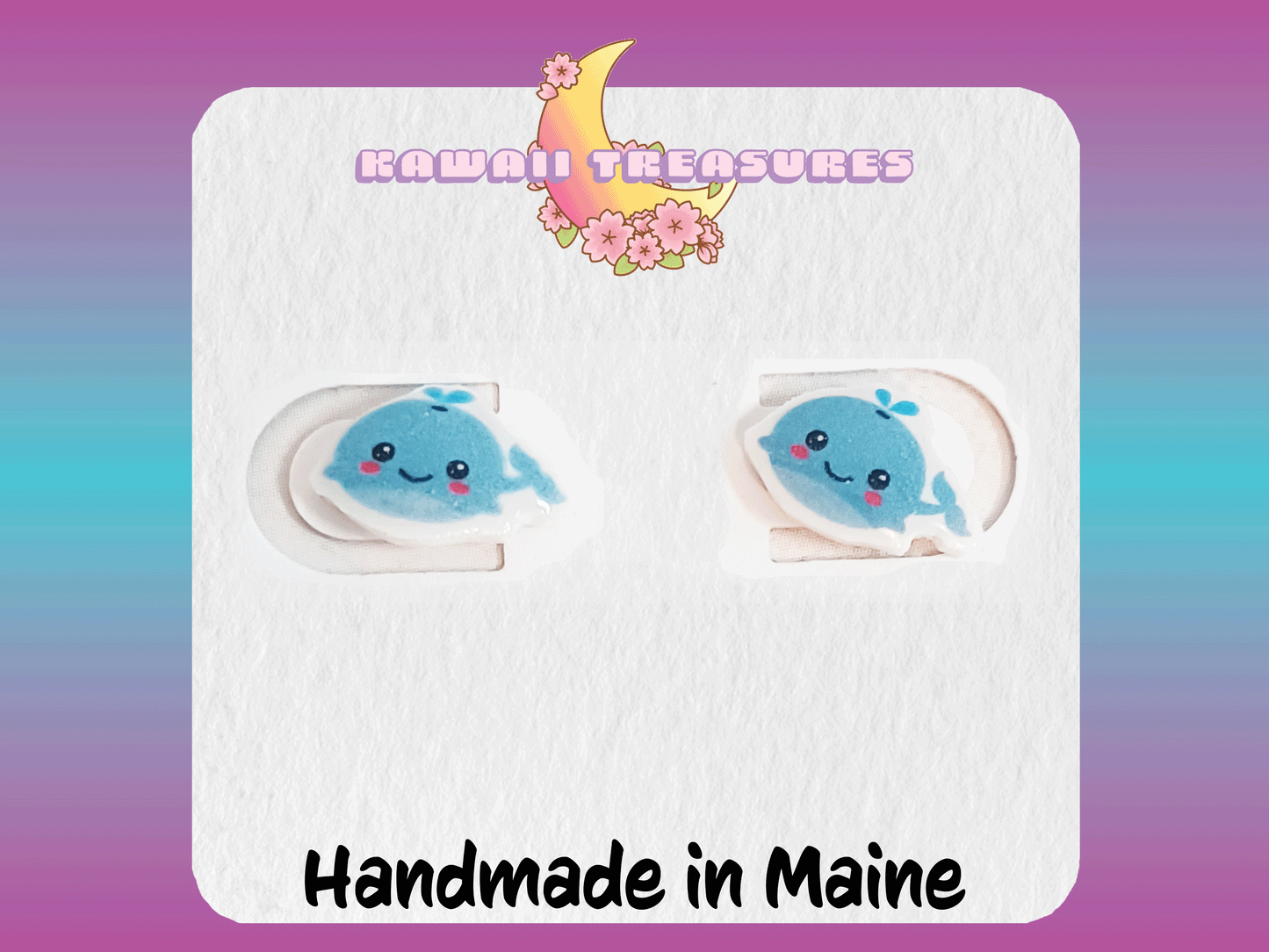 Cute Animal Heads Stud Earrings Sea Stainless Steel