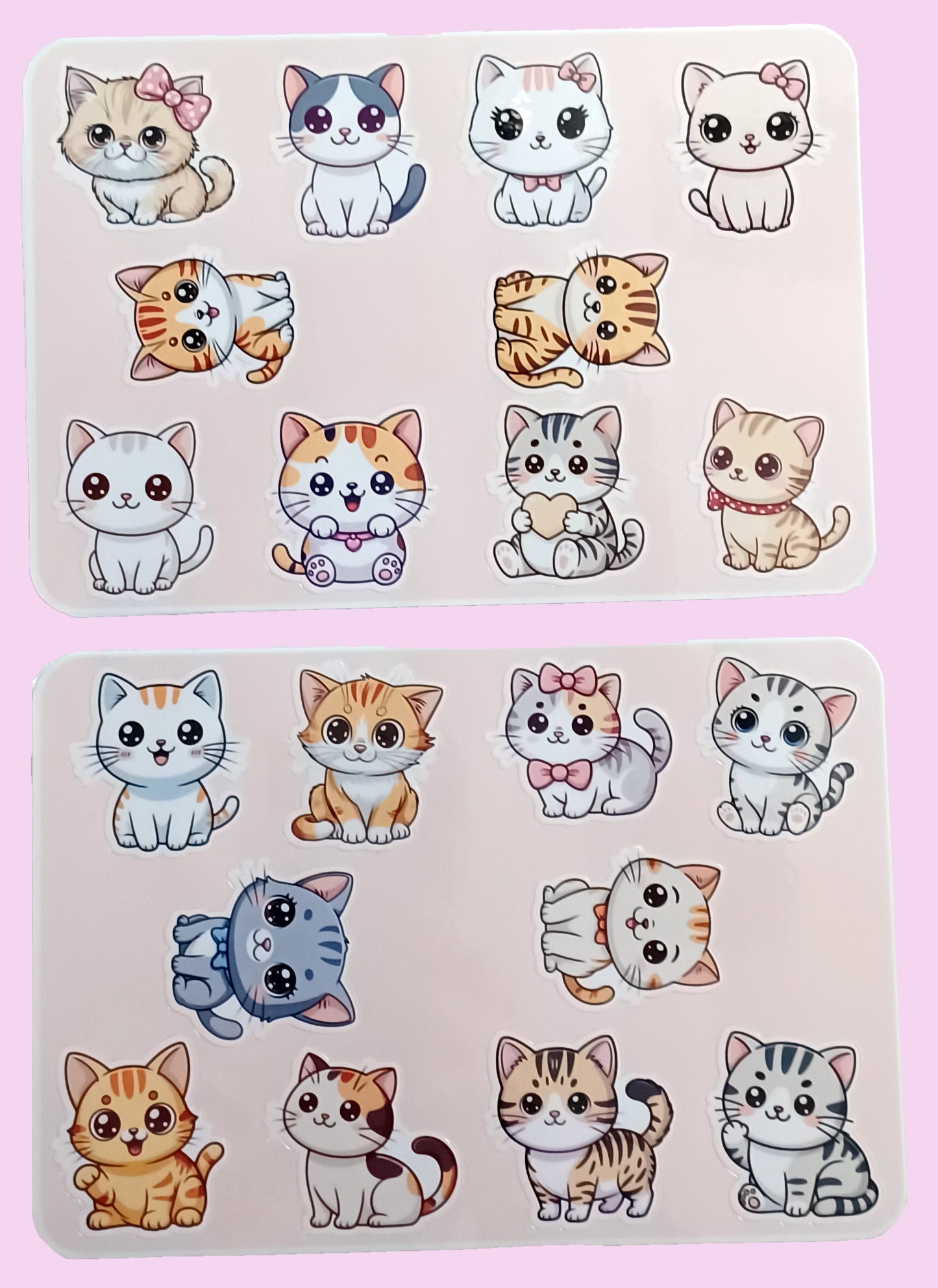 Kitty Variety Sticker Sheet 5.5" x 6.5"
