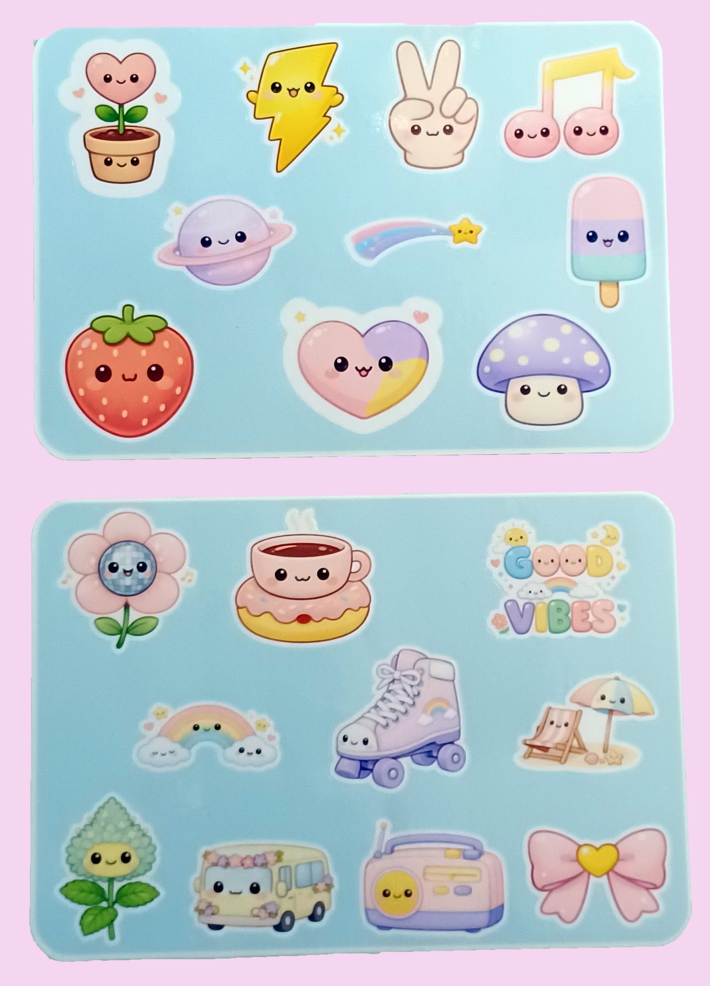 Groovy Girly Sticker Sheet 5.5" x 6.5"