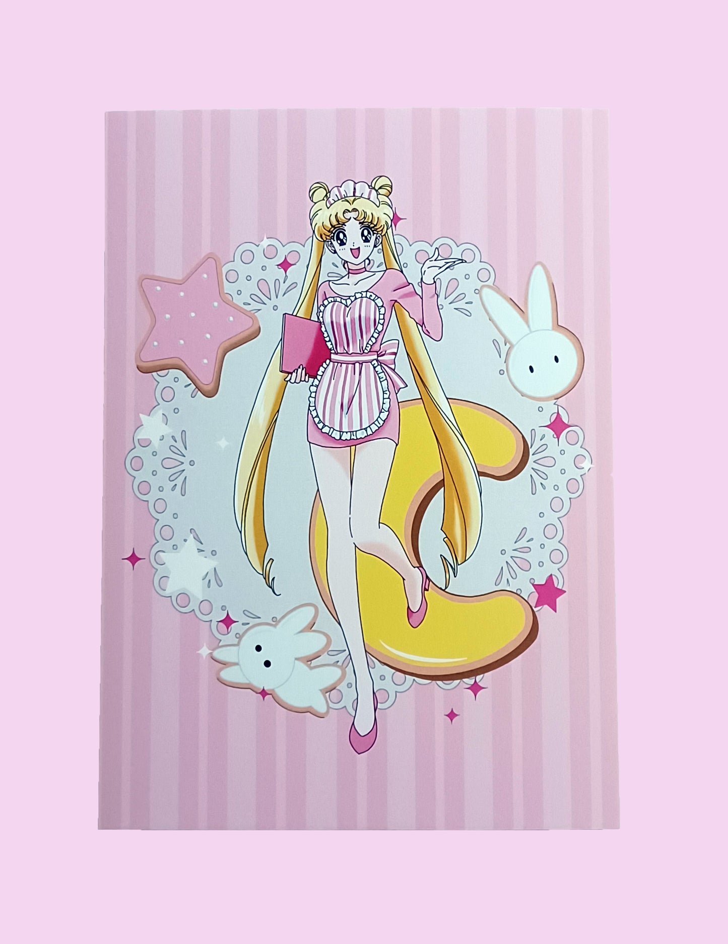 Sailor Moon Usagi Cafe Art Print