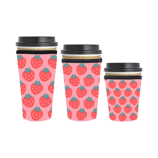 Back to School Teacher Reusable Neoprene Insulator Soda Tea Iced Hot Coffee Cup Drink Sleeve