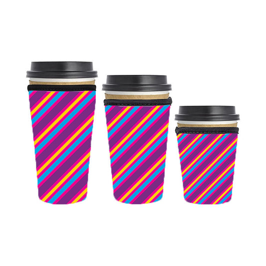Back to School Teacher Reusable Neoprene Insulator Soda Tea Iced Hot Coffee Cup Drink Sleeve