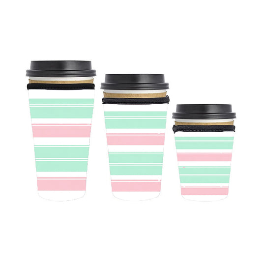 Back to School Teacher Reusable Neoprene Insulator Soda Tea Iced Hot Coffee Cup Drink Sleeve