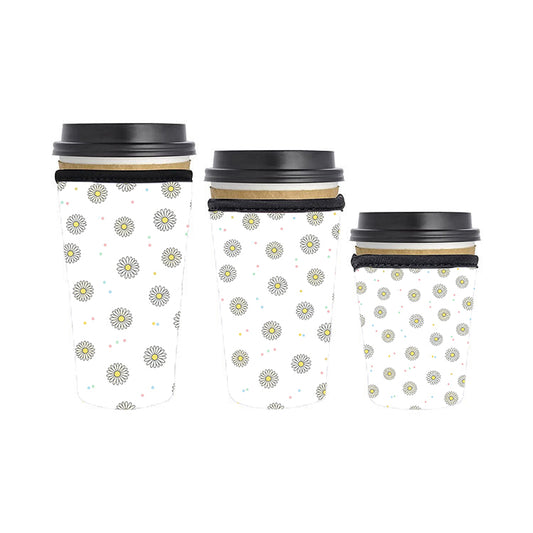 Back to School Teacher Reusable Neoprene Insulator Soda Tea Iced Hot Coffee Cup Drink Sleeve