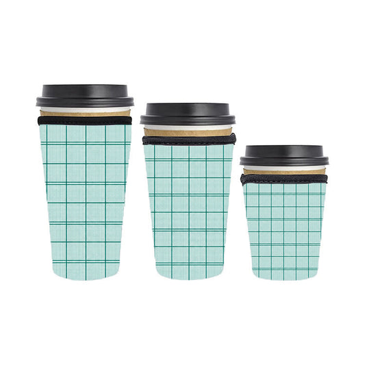 Back to School Teacher Reusable Neoprene Insulator Soda Tea Iced Hot Coffee Cup Drink Sleeve