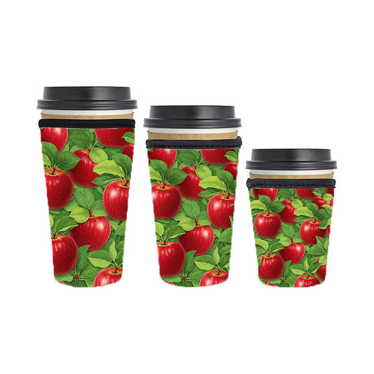Back to School Teacher Reusable Neoprene Insulator Soda Tea Iced Hot Coffee Cup Drink Sleeve