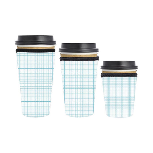 Back to School Teacher Reusable Neoprene Insulator Soda Tea Iced Hot Coffee Cup Drink Sleeve