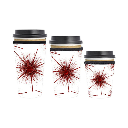 Halloween Reusable Neoprene Insulator Soda Tea Iced Hot Coffee Cup Drink Sleeve