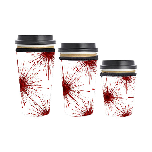 Halloween Reusable Neoprene Insulator Soda Tea Iced Hot Coffee Cup Drink Sleeve