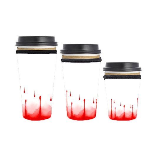 Halloween Reusable Neoprene Insulator Soda Tea Iced Hot Coffee Cup Drink Sleeve