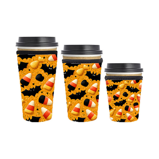 Halloween Reusable Neoprene Insulator Soda Tea Iced Hot Coffee Cup Drink Sleeve