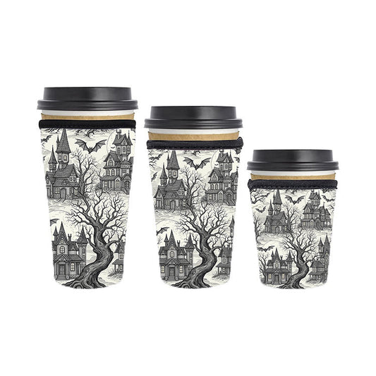 Halloween Reusable Neoprene Insulator Soda Tea Iced Hot Coffee Cup Drink Sleeve