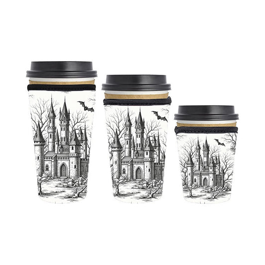 Halloween Reusable Neoprene Insulator Soda Tea Iced Hot Coffee Cup Drink Sleeve