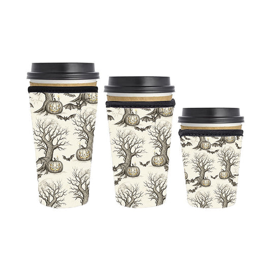 Halloween Reusable Neoprene Insulator Soda Tea Iced Hot Coffee Cup Drink Sleeve