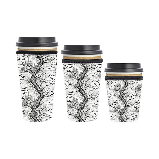 Halloween Reusable Neoprene Insulator Soda Tea Iced Hot Coffee Cup Drink Sleeve
