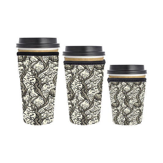 Halloween Reusable Neoprene Insulator Soda Tea Iced Hot Coffee Cup Drink Sleeve