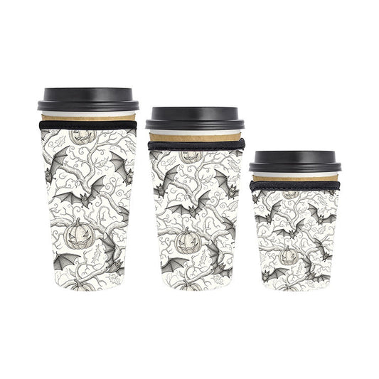 Halloween Reusable Neoprene Insulator Soda Tea Iced Hot Coffee Cup Drink Sleeve