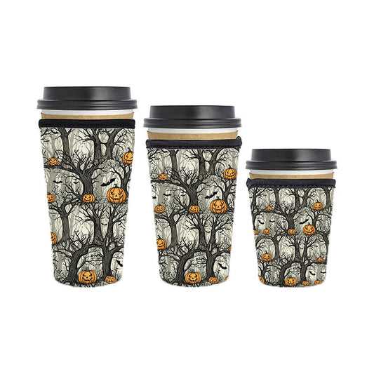 Halloween Reusable Neoprene Insulator Soda Tea Iced Hot Coffee Cup Drink Sleeve