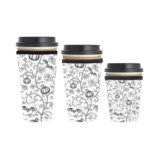 Halloween Reusable Neoprene Insulator Soda Tea Iced Hot Coffee Cup Drink Sleeve