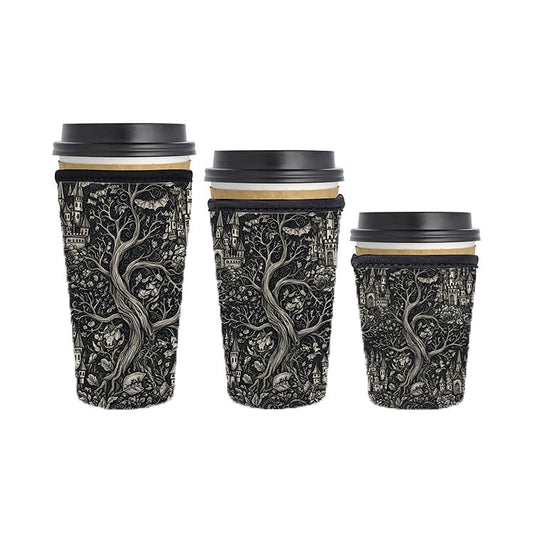 Halloween Reusable Neoprene Insulator Soda Tea Iced Hot Coffee Cup Drink Sleeve
