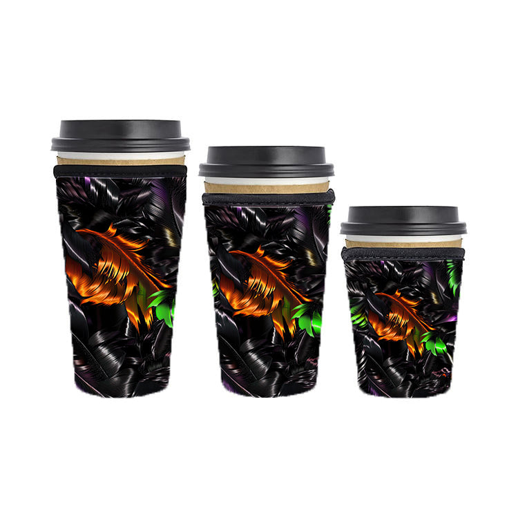 Halloween Reusable Neoprene Insulator Soda Tea Iced Hot Coffee Cup Drink Sleeve